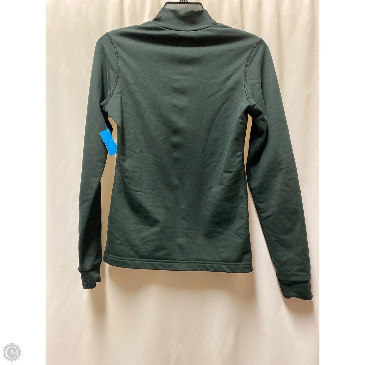 Athletic Top Long Sleeve Crewneck By Nike In Black, Size: M