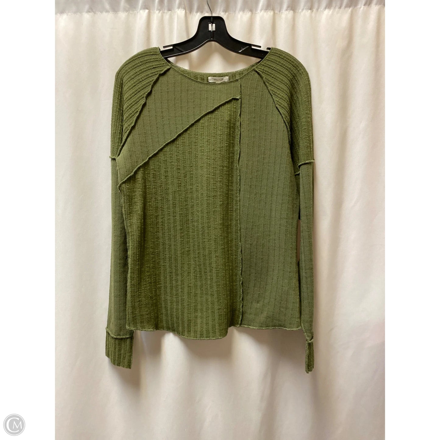 Top Long Sleeve By Maurices In Green, Size: L