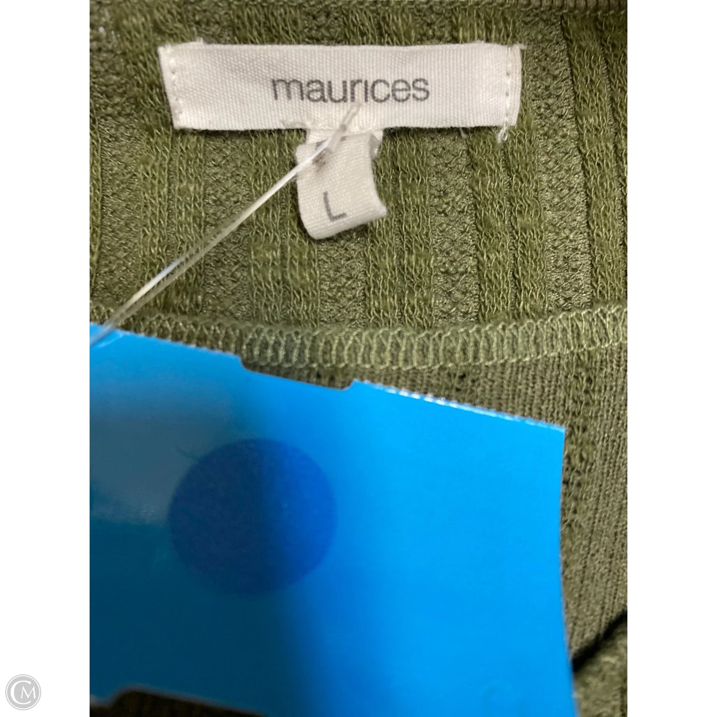 Top Long Sleeve By Maurices In Green, Size: L