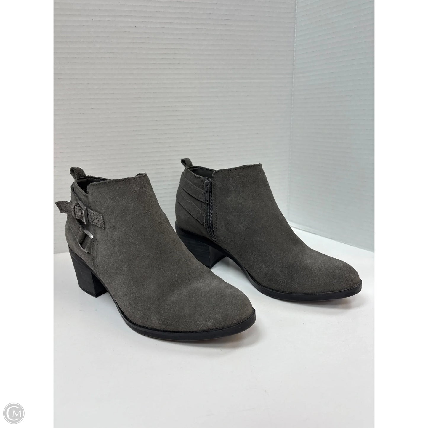 Boots Ankle Heels By Sonoma In Grey, Size: 8