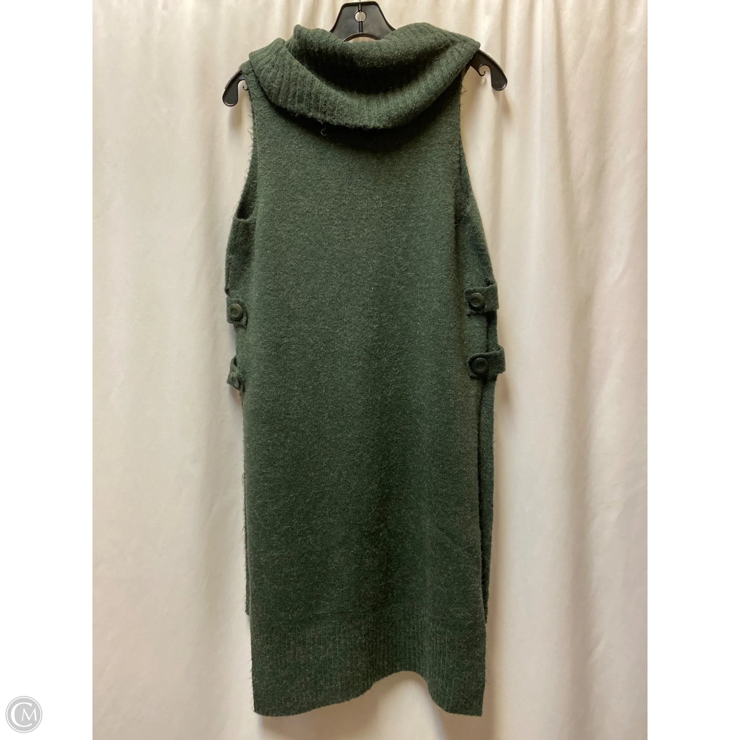 Poncho By Clothes Mentor In Green, Size: M