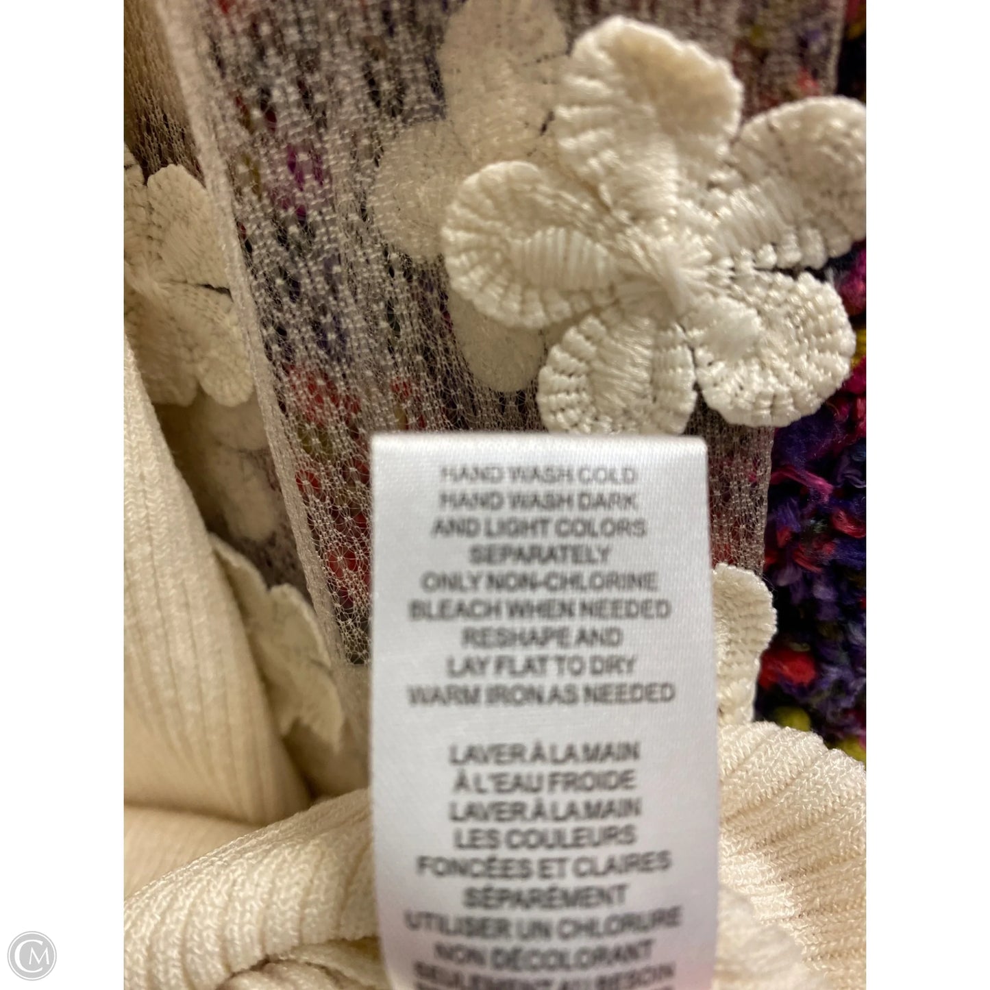 Top Long Sleeve By Industry In Cream, Size: L