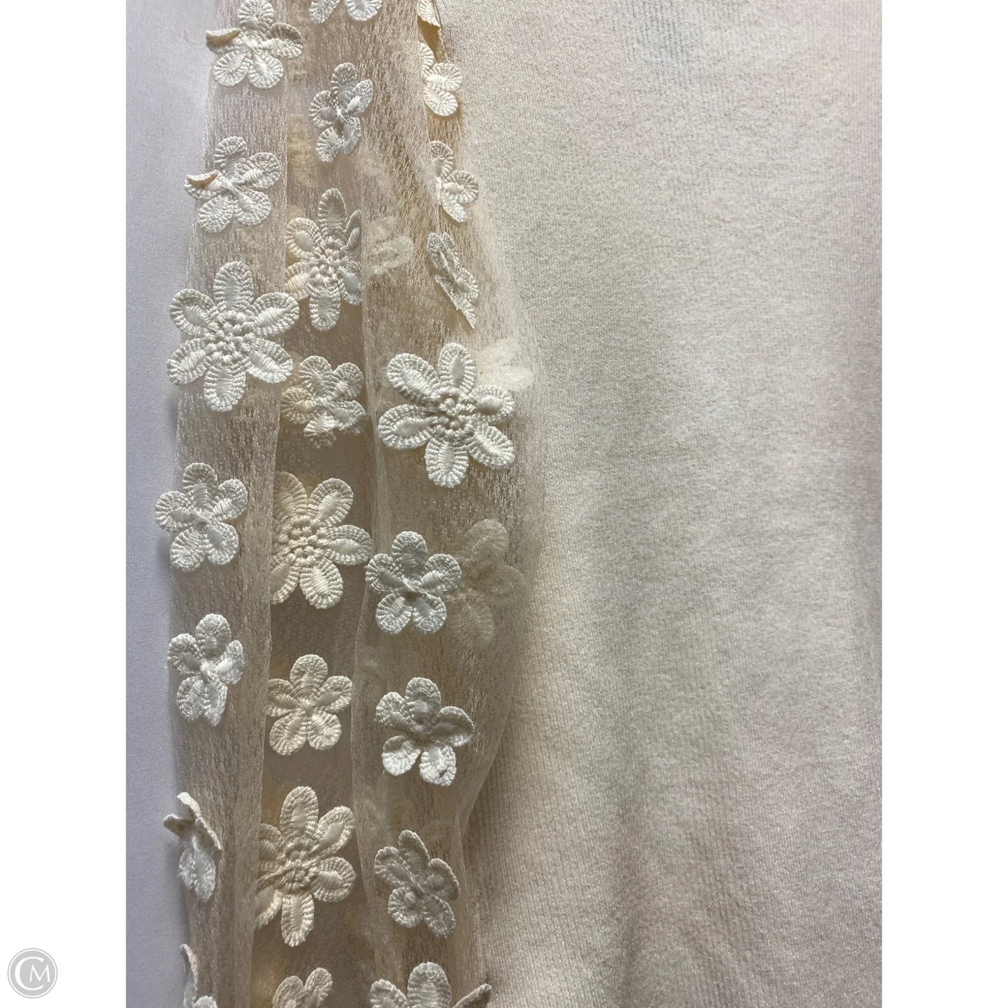 Top Long Sleeve By Industry In Cream, Size: L