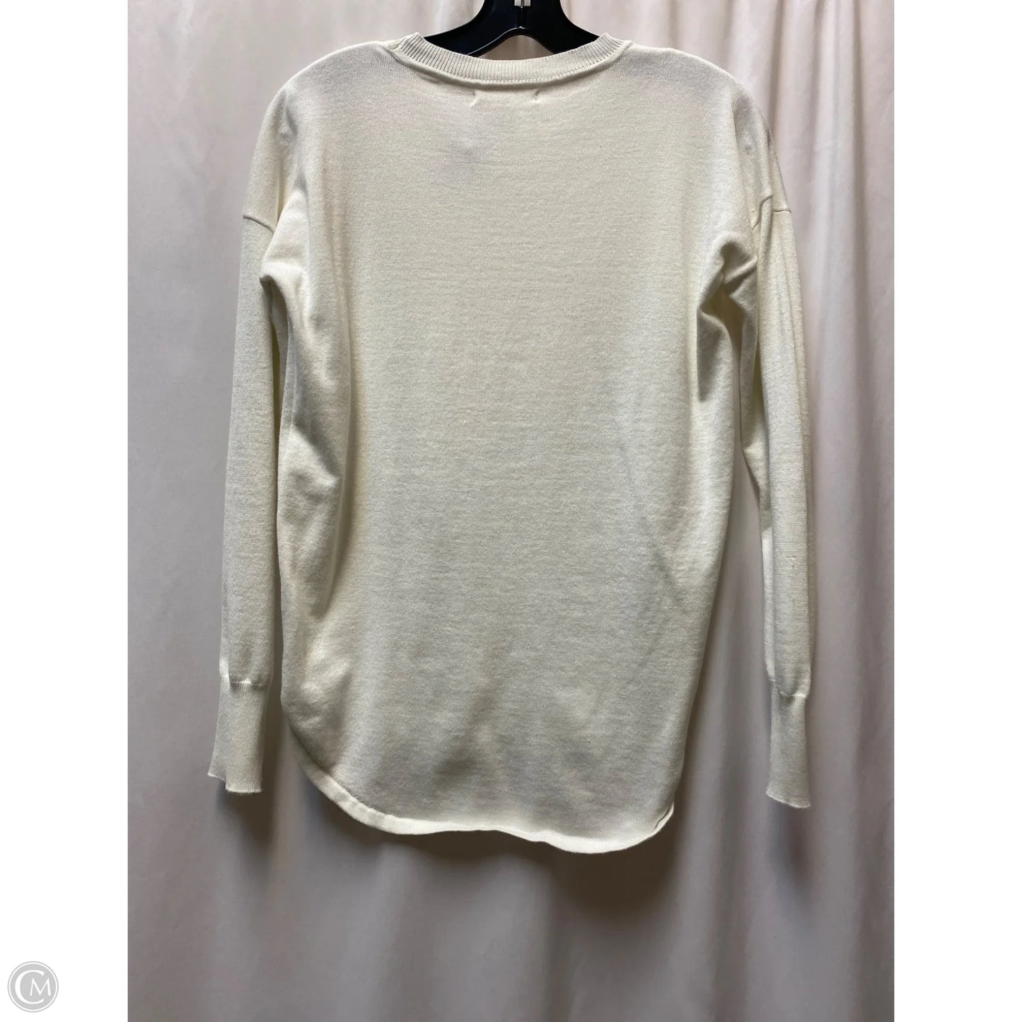 Sweater By Max Studio In White, Size: Xs