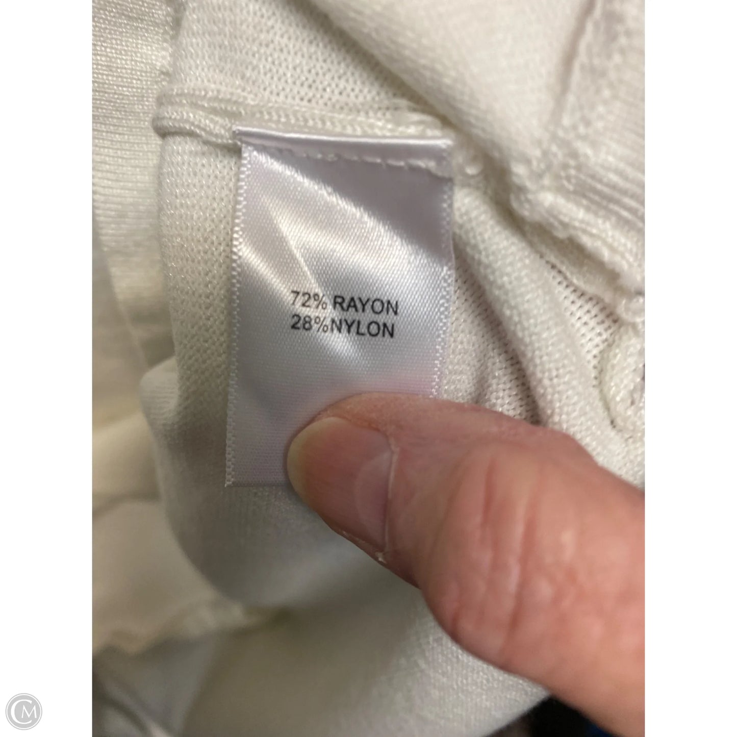 Sweater By Max Studio In White, Size: Xs