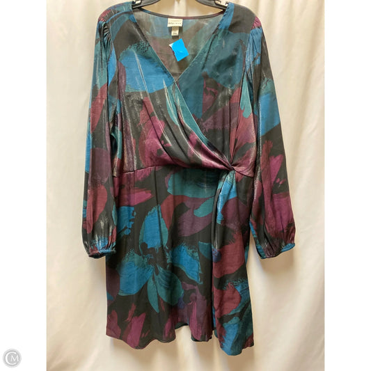 Dress Casual Maxi By Ava & Viv In Purple, Size: 2x