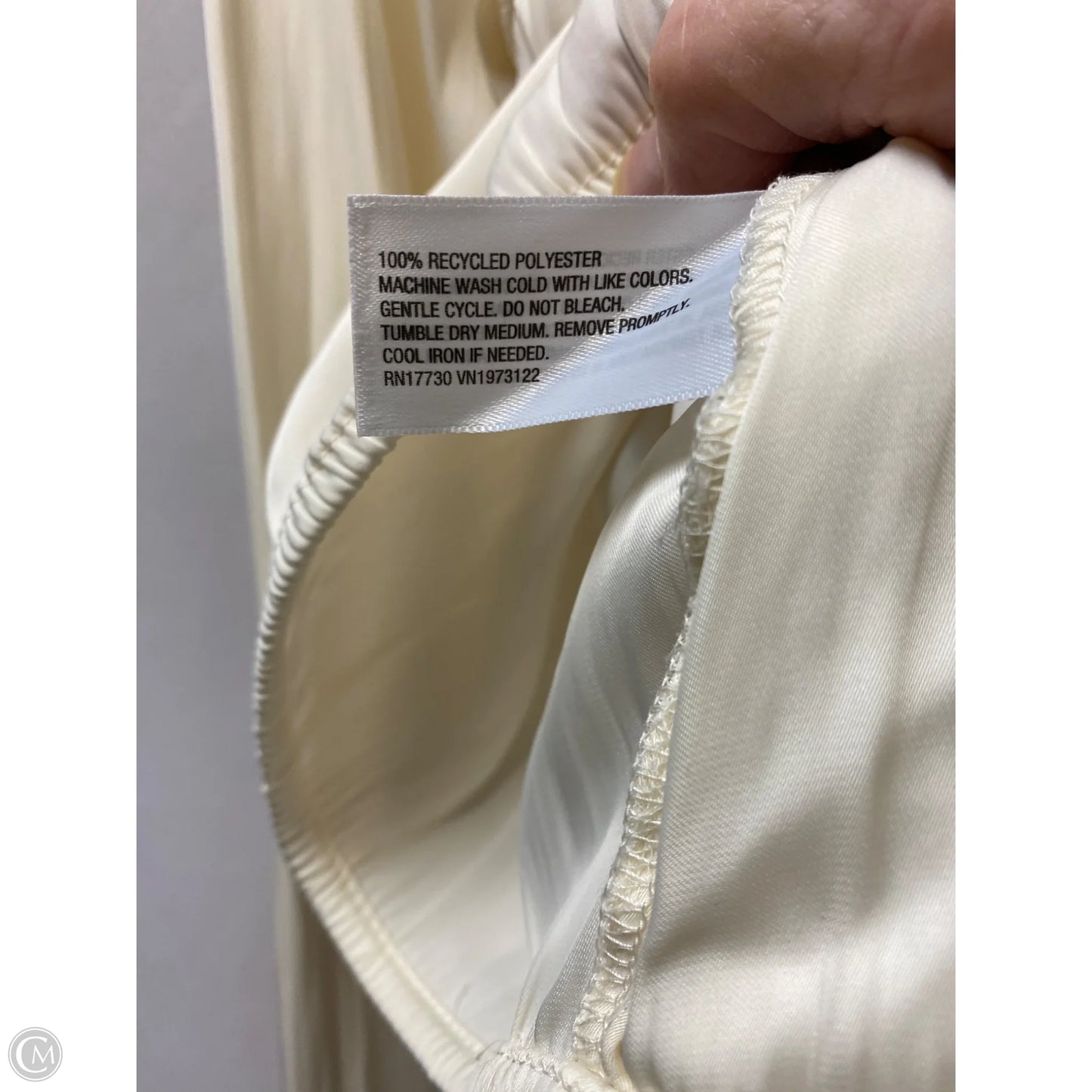 Top Long Sleeve By A New Day In Cream, Size: L