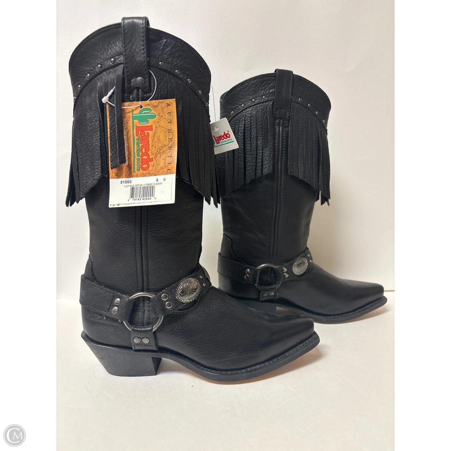 Boots Western By Laredo In Black, Size: 6