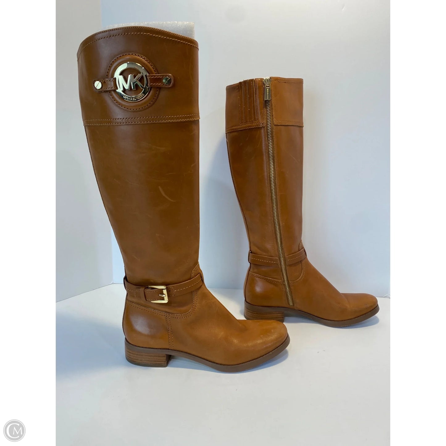 Boots Knee Flats By Michael By Michael Kors In Brown, Size: 6.5