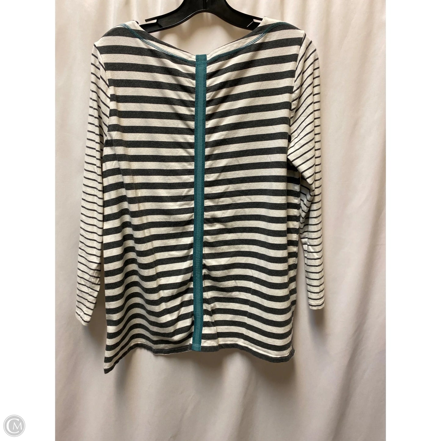 Top Long Sleeve By Matilda Jane In Grey, Size: L