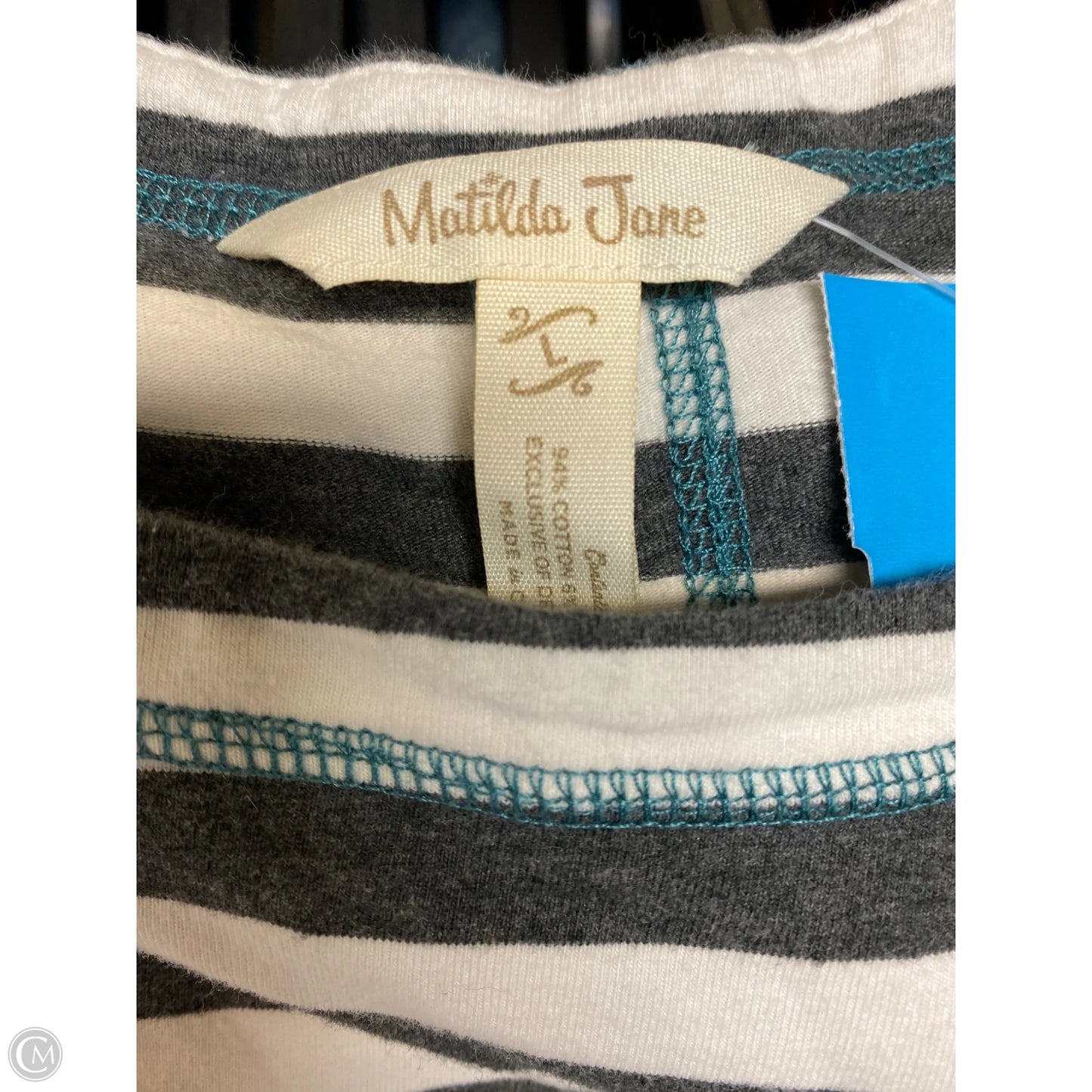 Top Long Sleeve By Matilda Jane In Grey, Size: L