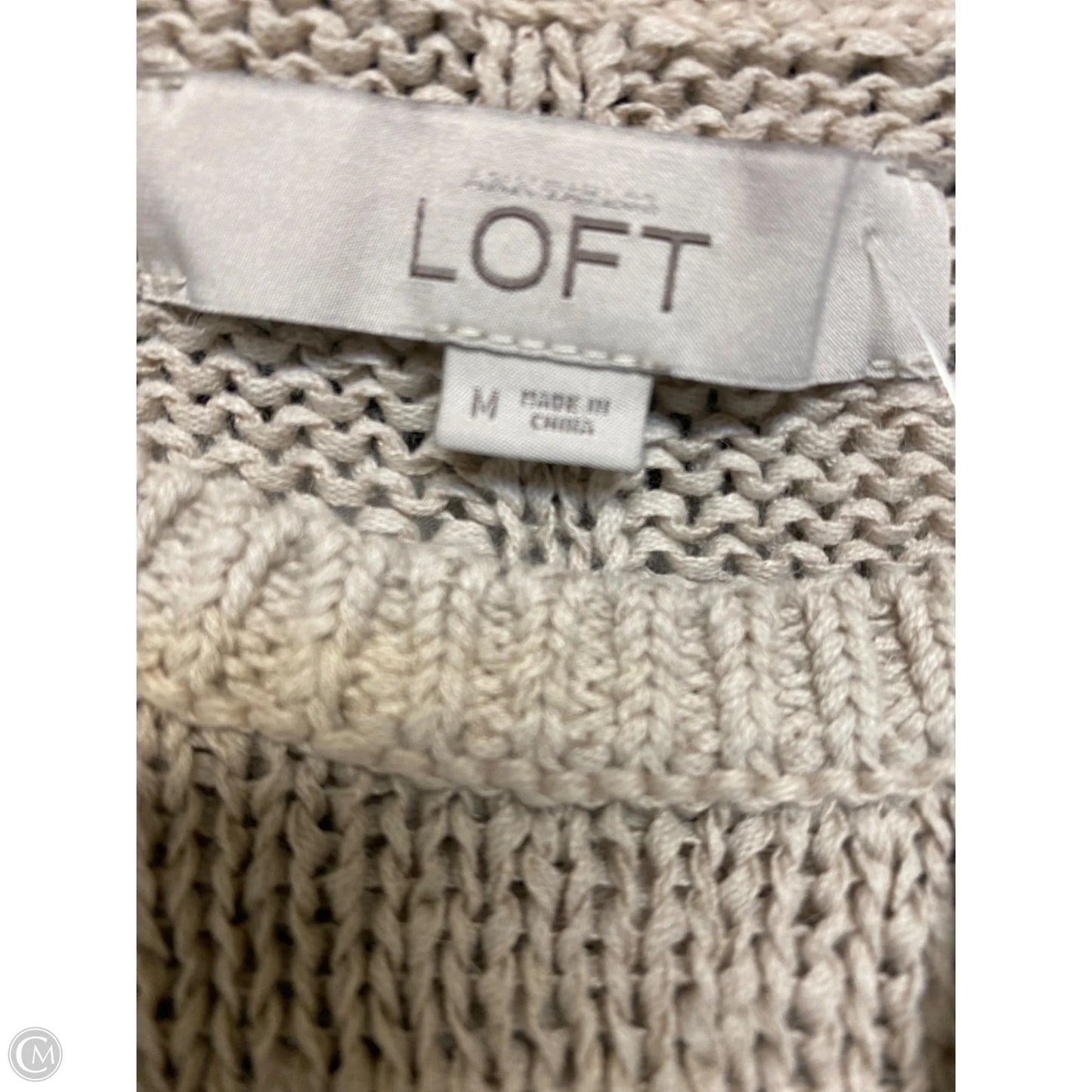 Sweater By Loft In Tan, Size: M