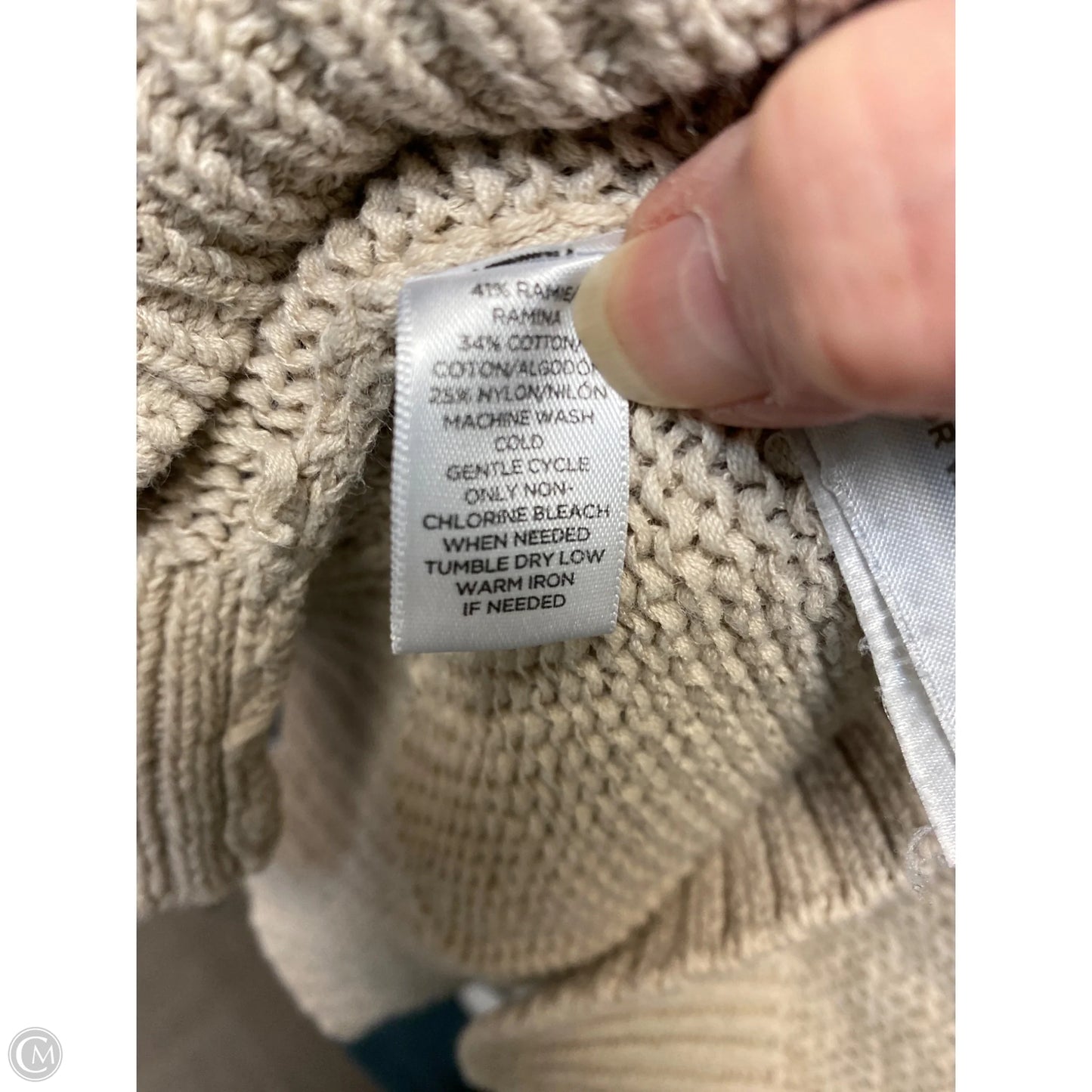 Sweater By Loft In Tan, Size: M