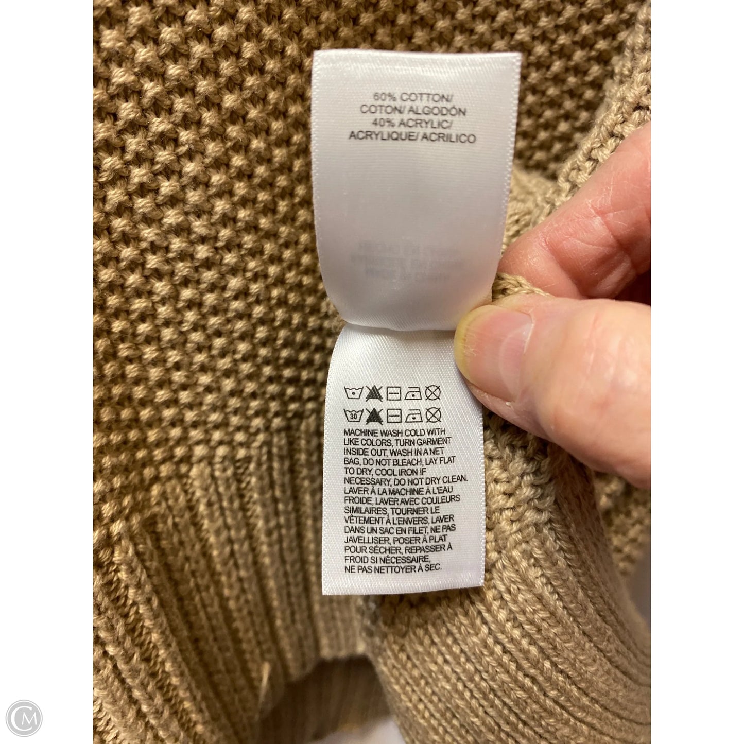 Sweater By Lucky Brand In Brown, Size: M