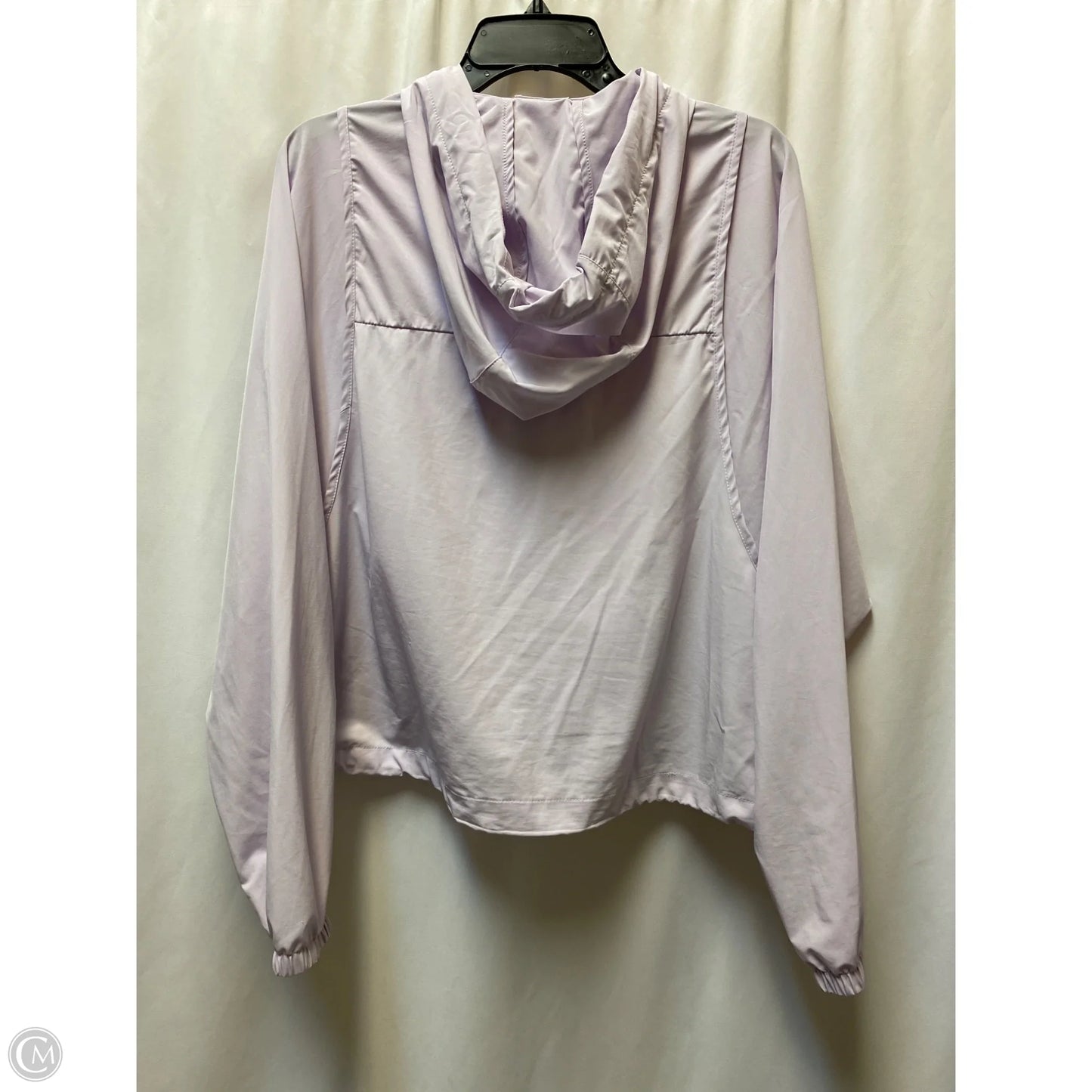 Jacket Windbreaker By Tcec In Purple, Size: L