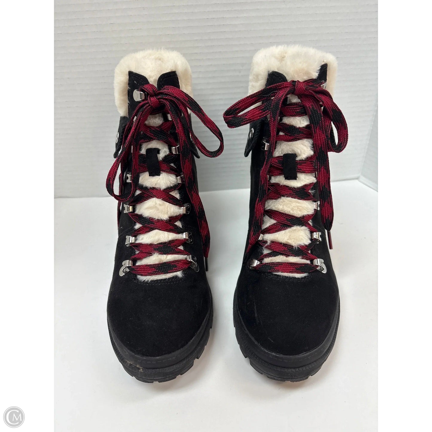 Boots Ankle Heels By Jelly Pop In Black, Size: 8.5