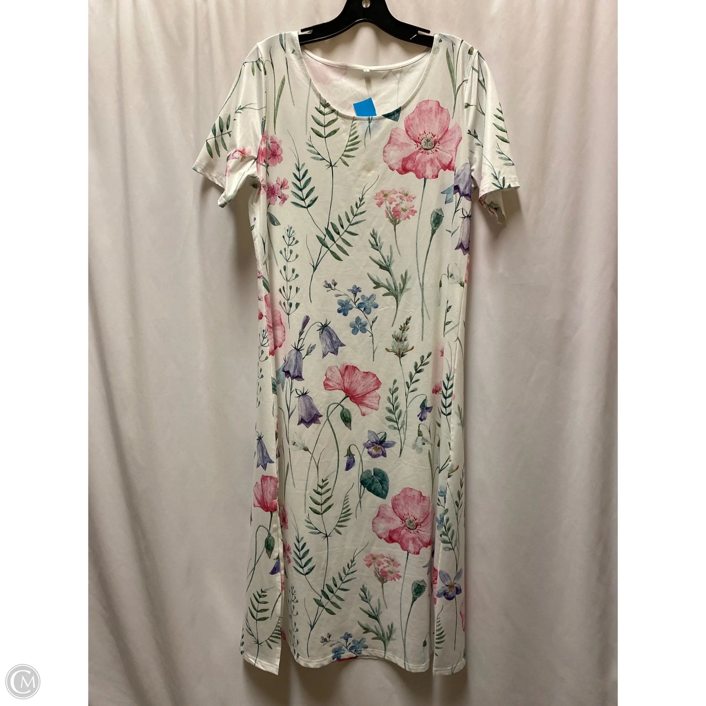 Dress Casual Maxi By Clothes Mentor In White, Size: L
