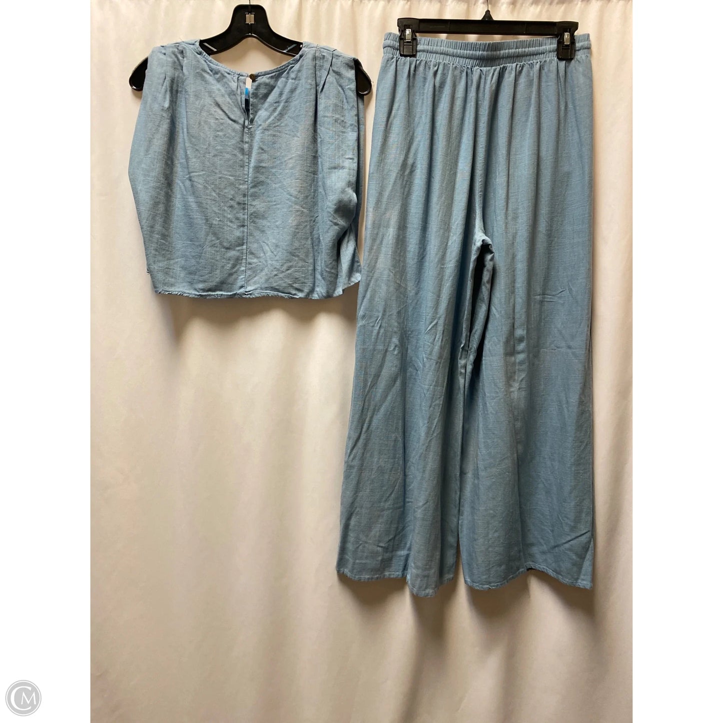 Pants Set 2pc By Clothes Mentor In Blue, Size: M