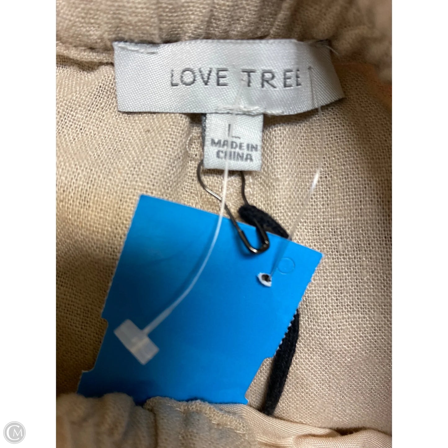 Pants Linen By Love Tree In Tan, Size: L