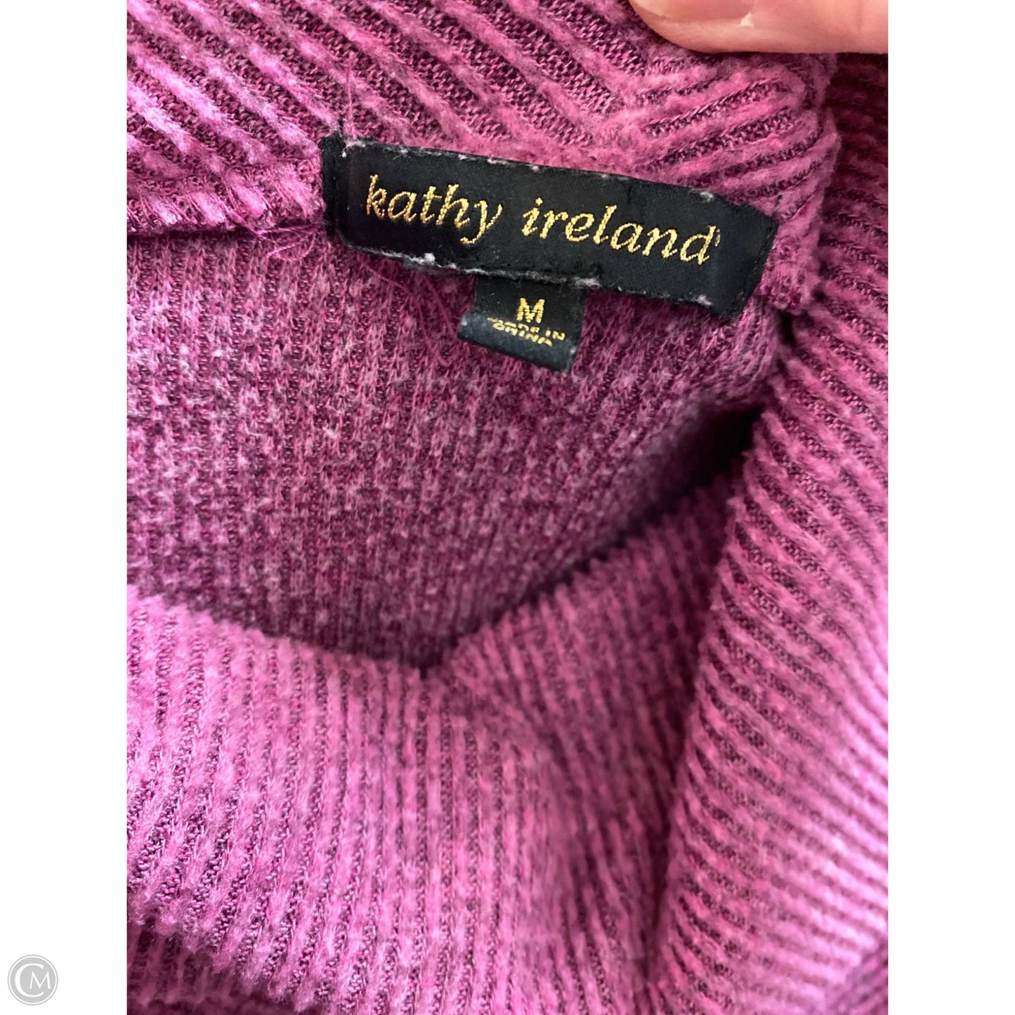 Top Long Sleeve By Kathy Ireland In Purple, Size: M