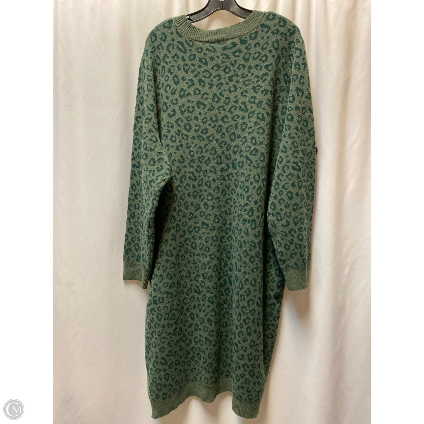 Dress Sweater By Terra & Sky In Green, Size: 2x
