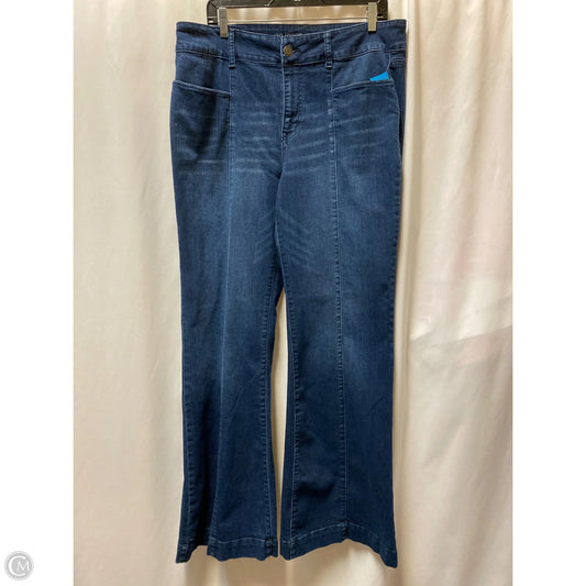 Jeans Wide Leg By Maurices In Blue Denim, Size: 16