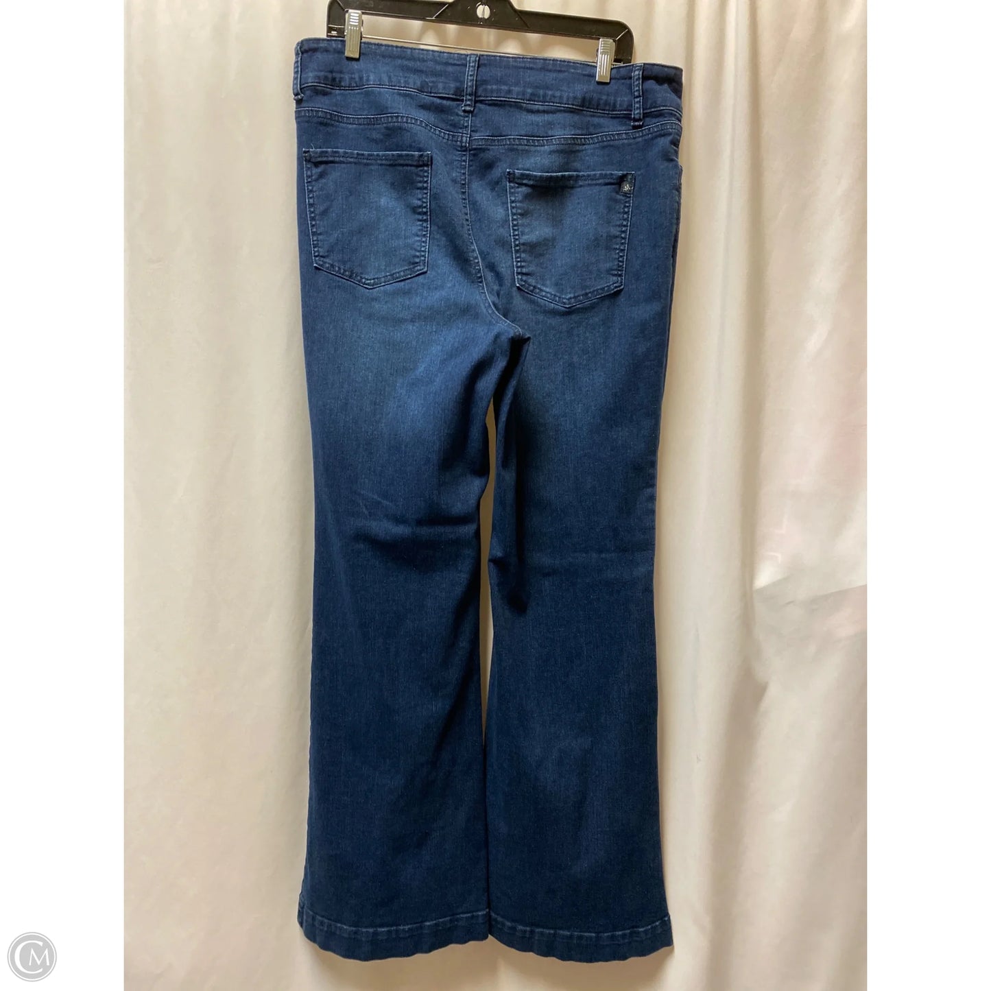 Jeans Wide Leg By Maurices In Blue Denim, Size: 16