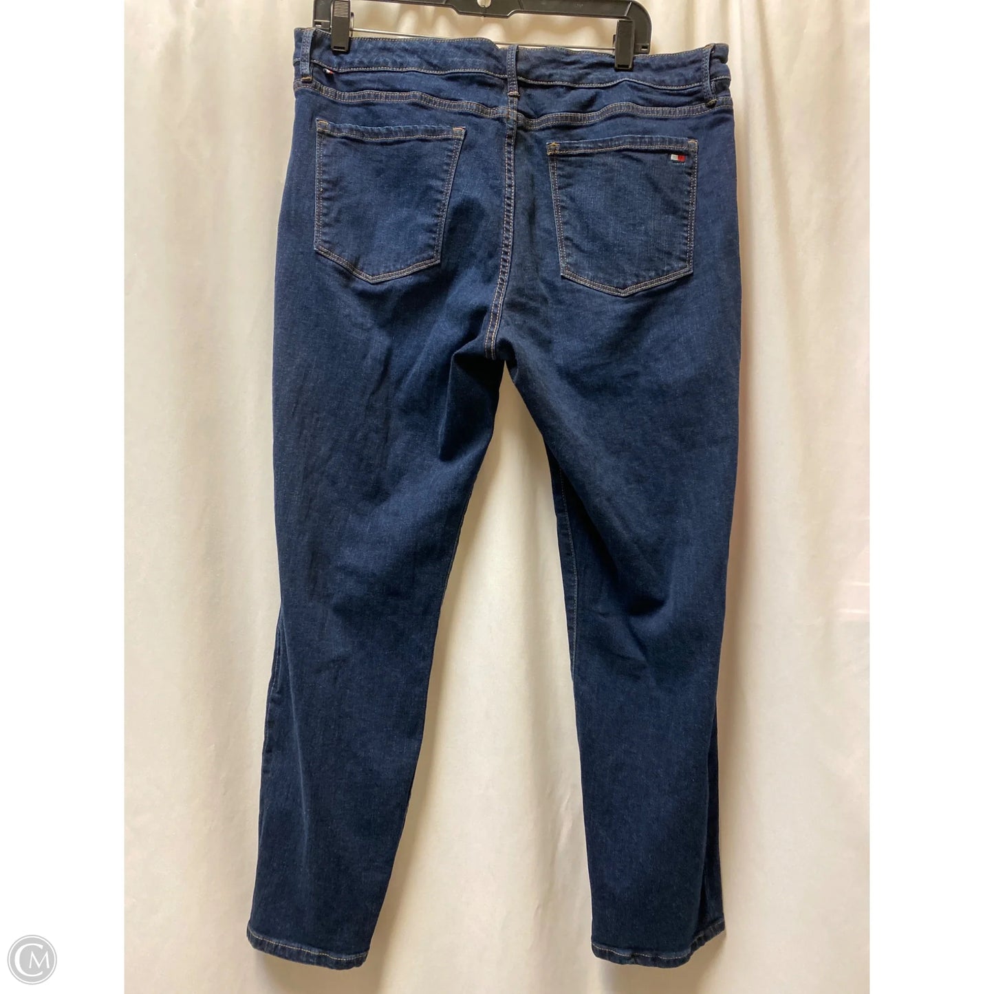 Jeans Straight By Tommy Hilfiger In Blue Denim, Size: 16