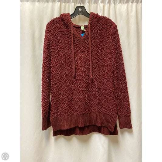 Sweater By Green Tea In Maroon, Size: M
