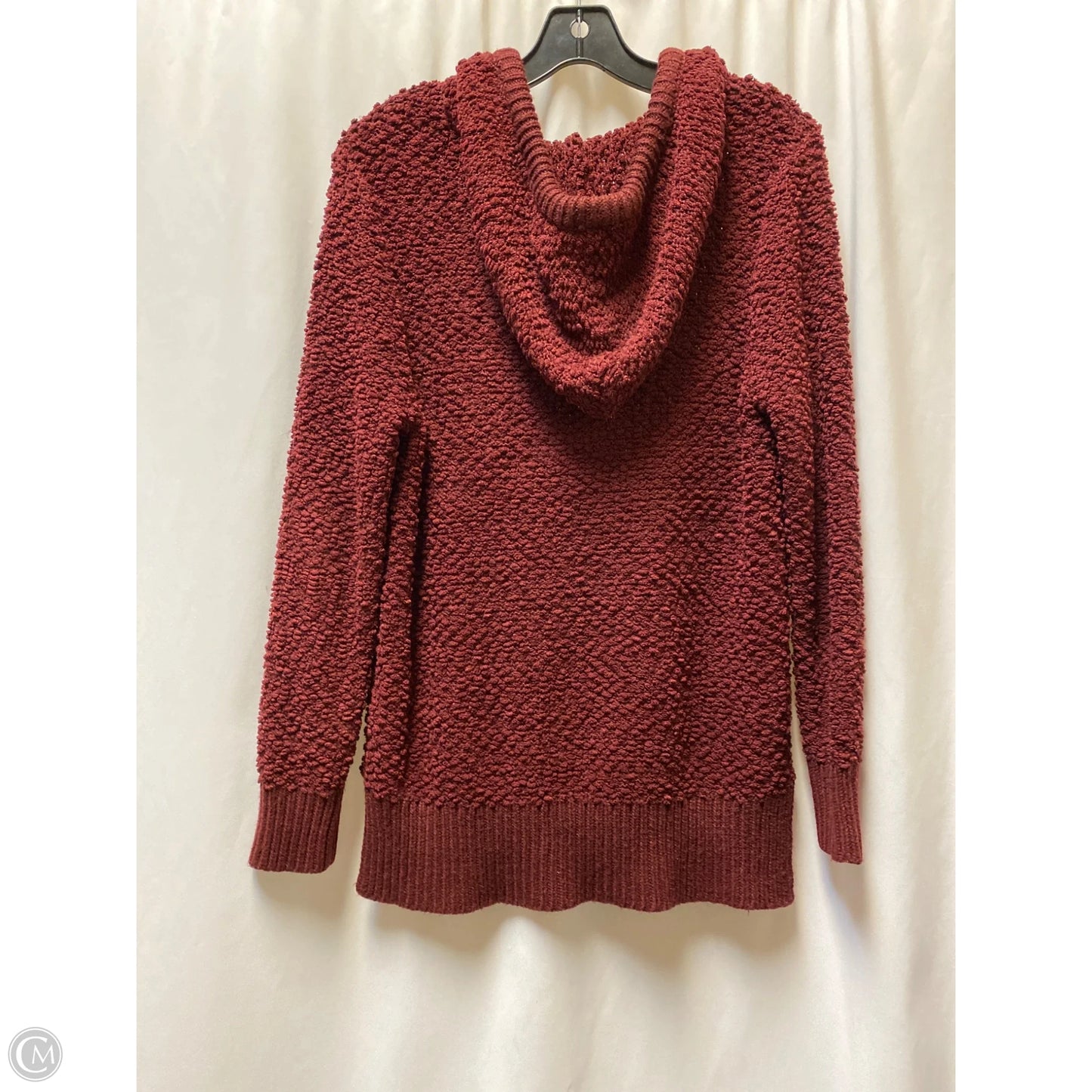 Sweater By Green Tea In Maroon, Size: M