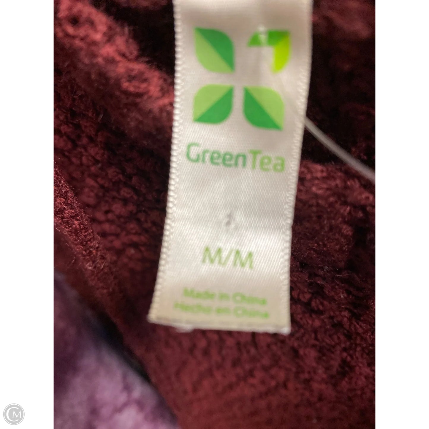 Sweater By Green Tea In Maroon, Size: M
