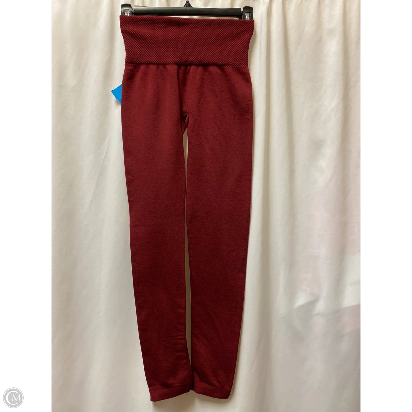 Pants Leggings By Yelete In Maroon, Size: Osfm