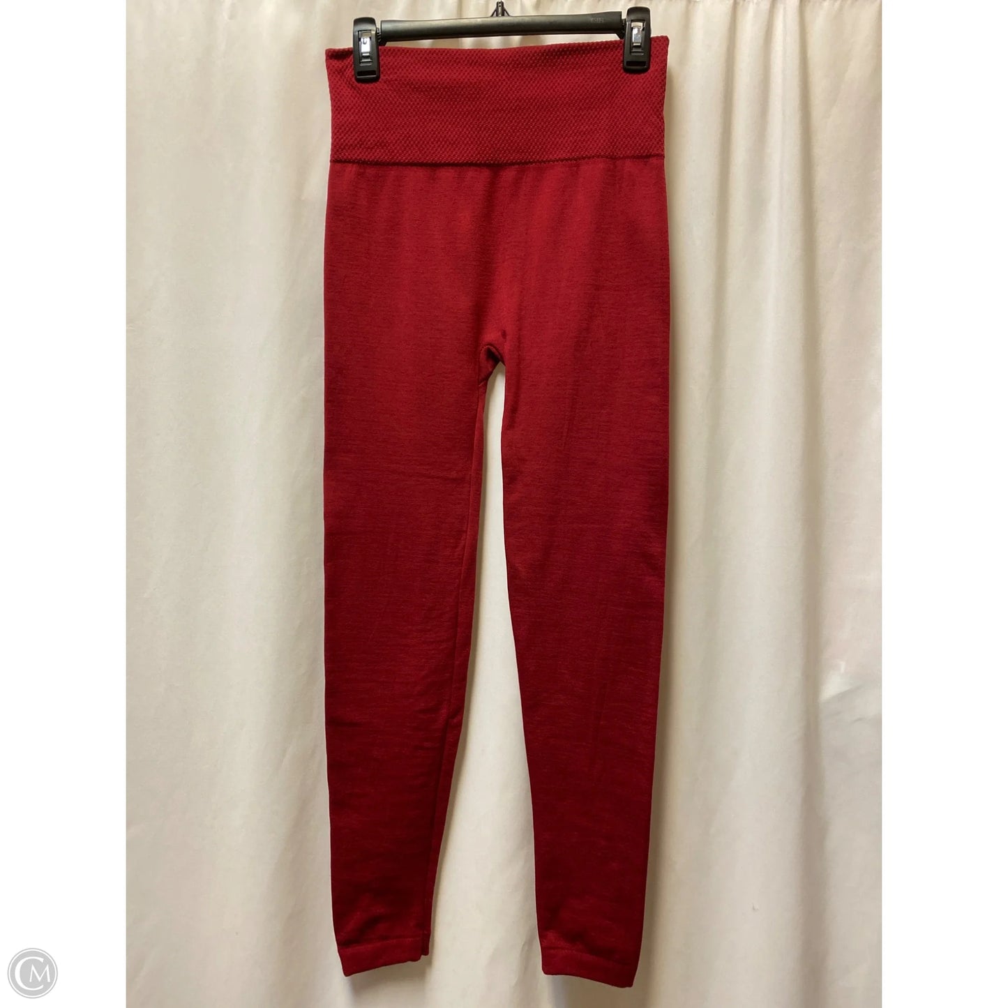 Pants Leggings By Cmf In Maroon, Size: Osfm