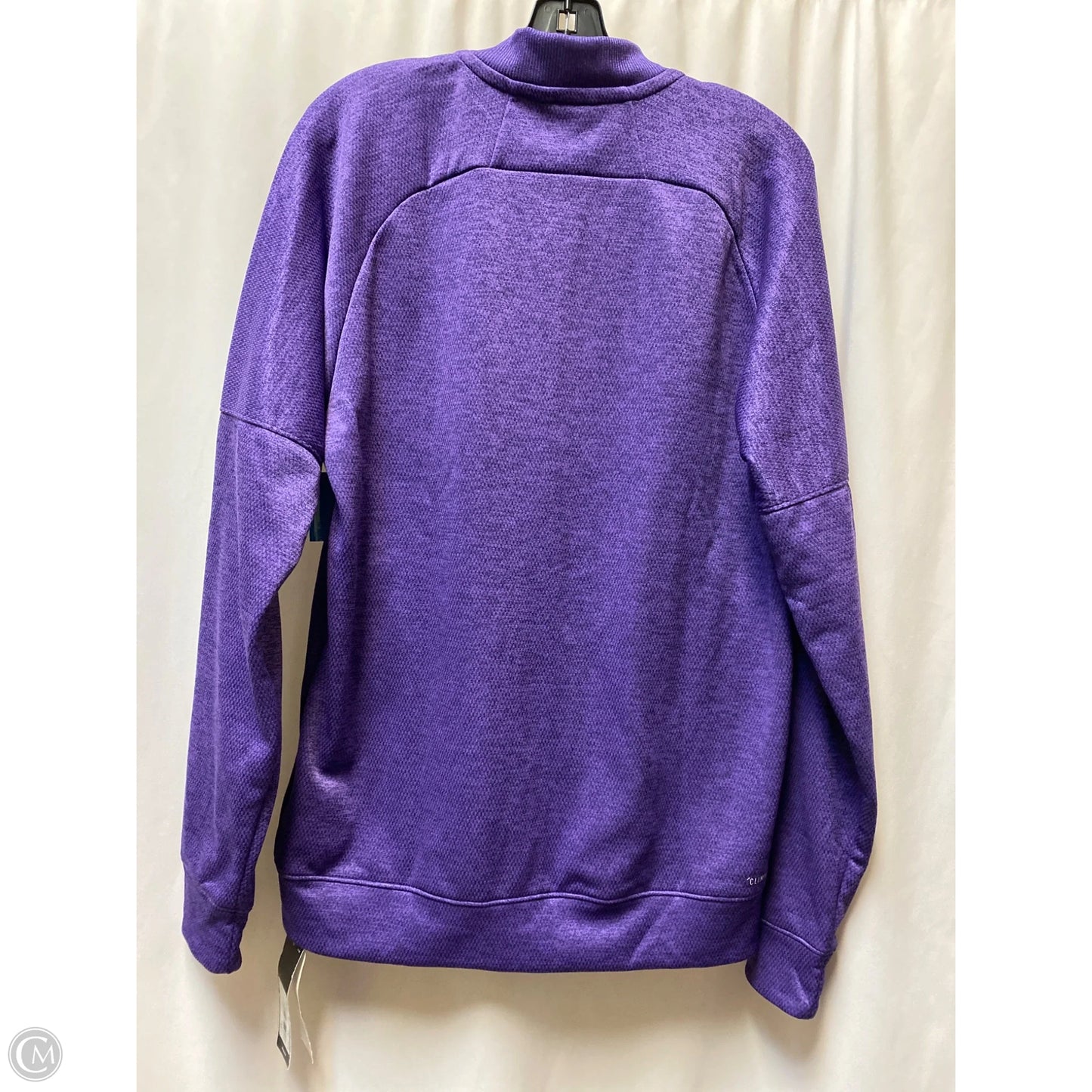 Athletic Jacket By Adidas In Purple, Size: M