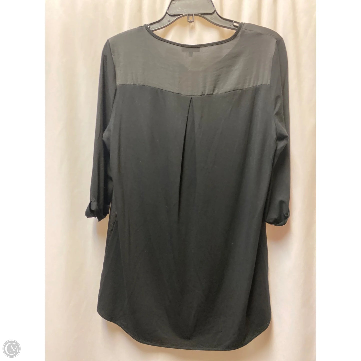 Top 3/4 Sleeve By Vince Camuto In Black, Size: M