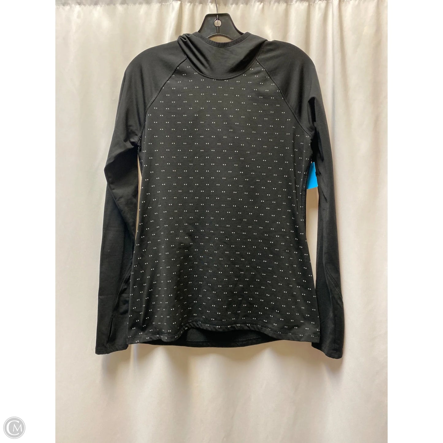 Athletic Top Long Sleeve Hoodie By Old Navy In Black, Size: M