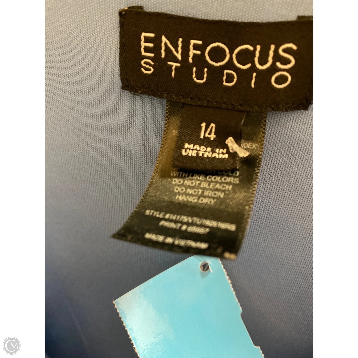 Dress Casual Midi By En Focus In Blue, Size: L