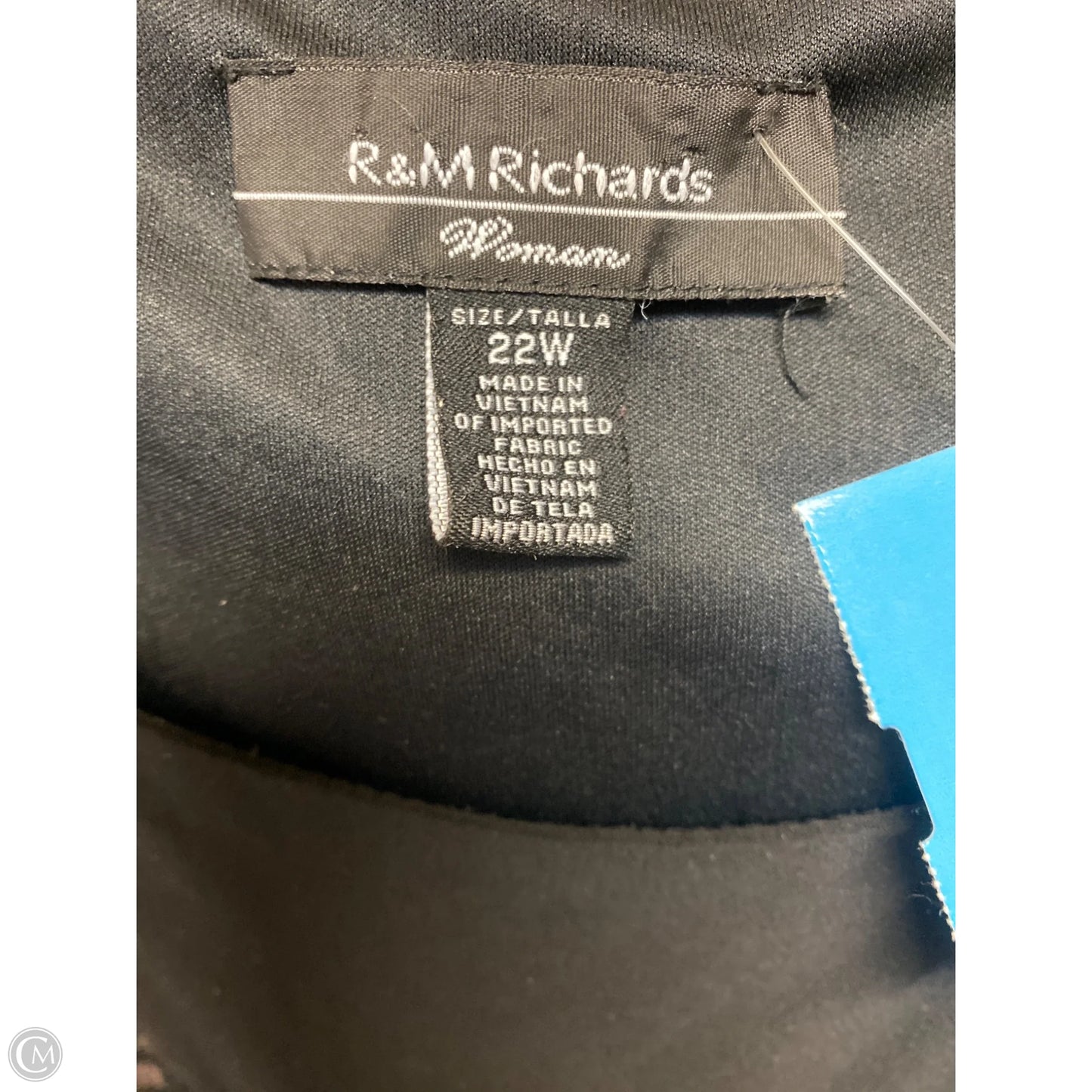 Dress Casual Midi By R And M Richards In Black, Size: 3x