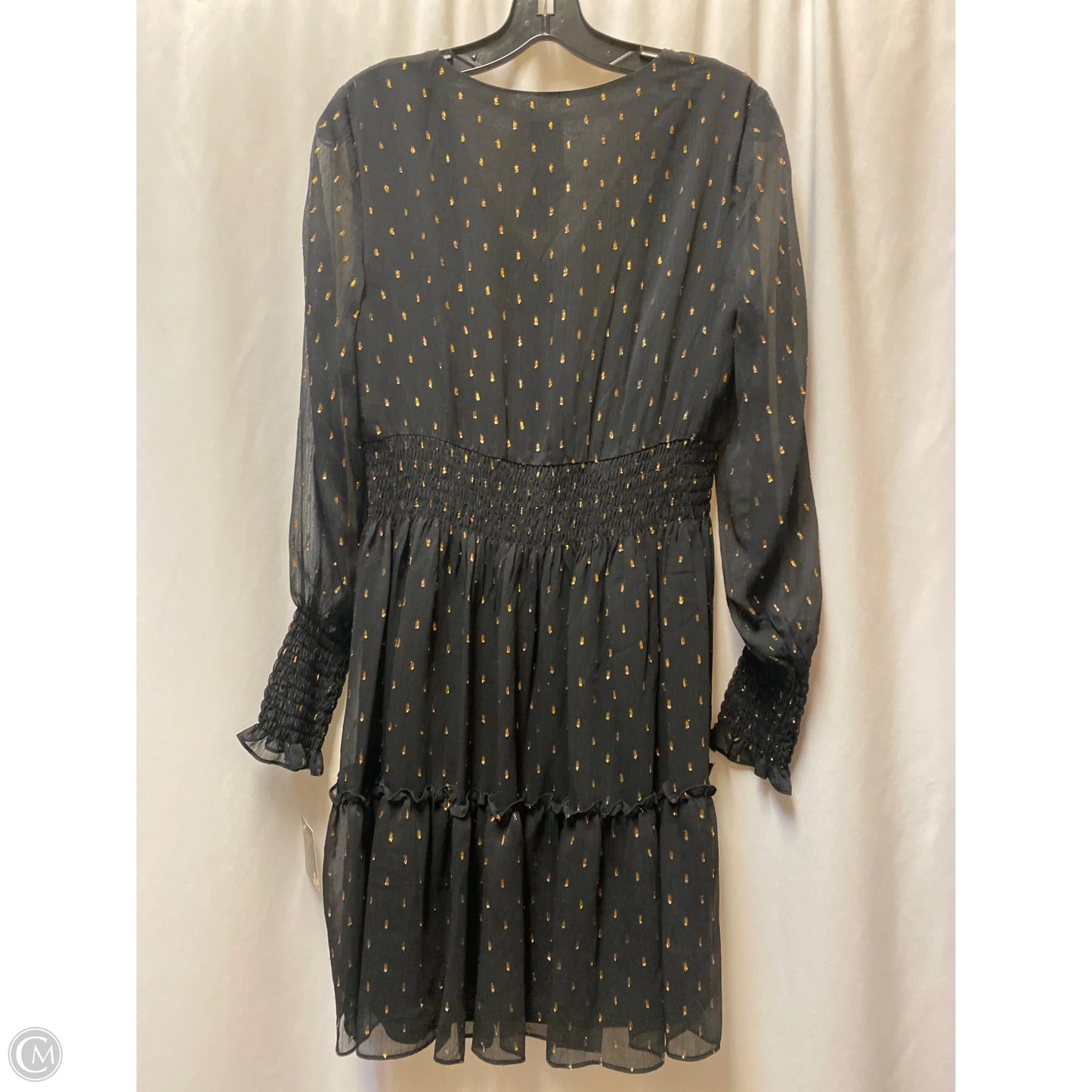 Dress Casual Midi By Taylor In Black, Size: S