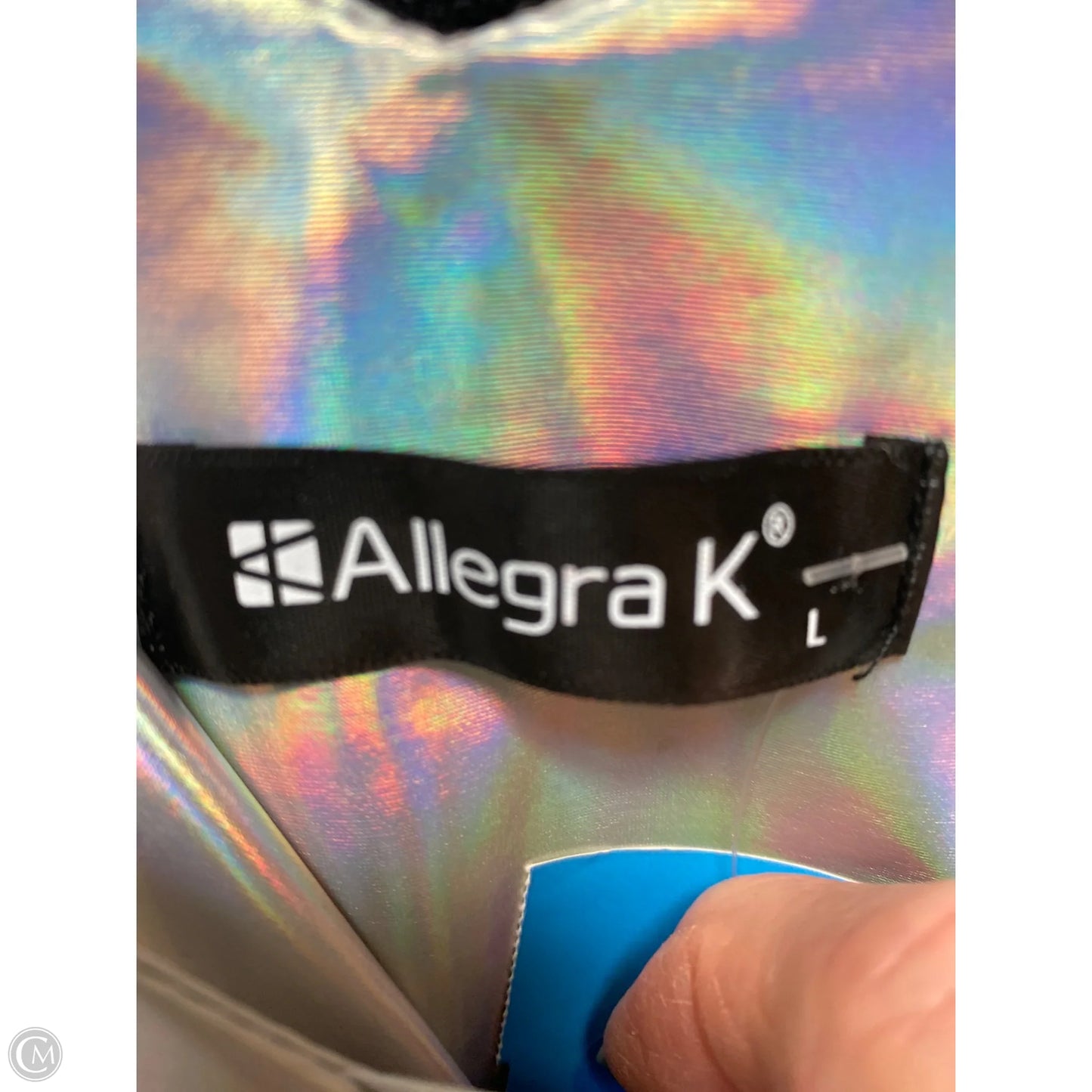 Tank Top By Allegra K In Silver, Size: L