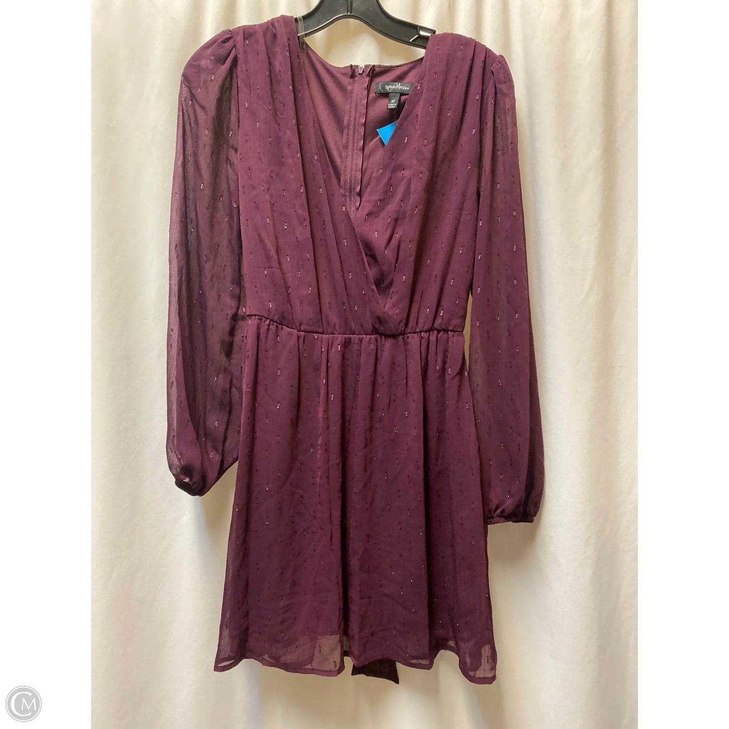 Dress Casual Midi By Speechless In Purple, Size: M