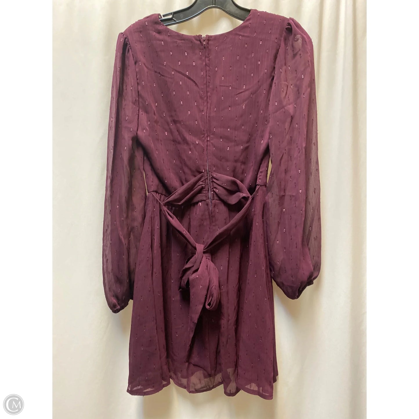 Dress Casual Midi By Speechless In Purple, Size: M