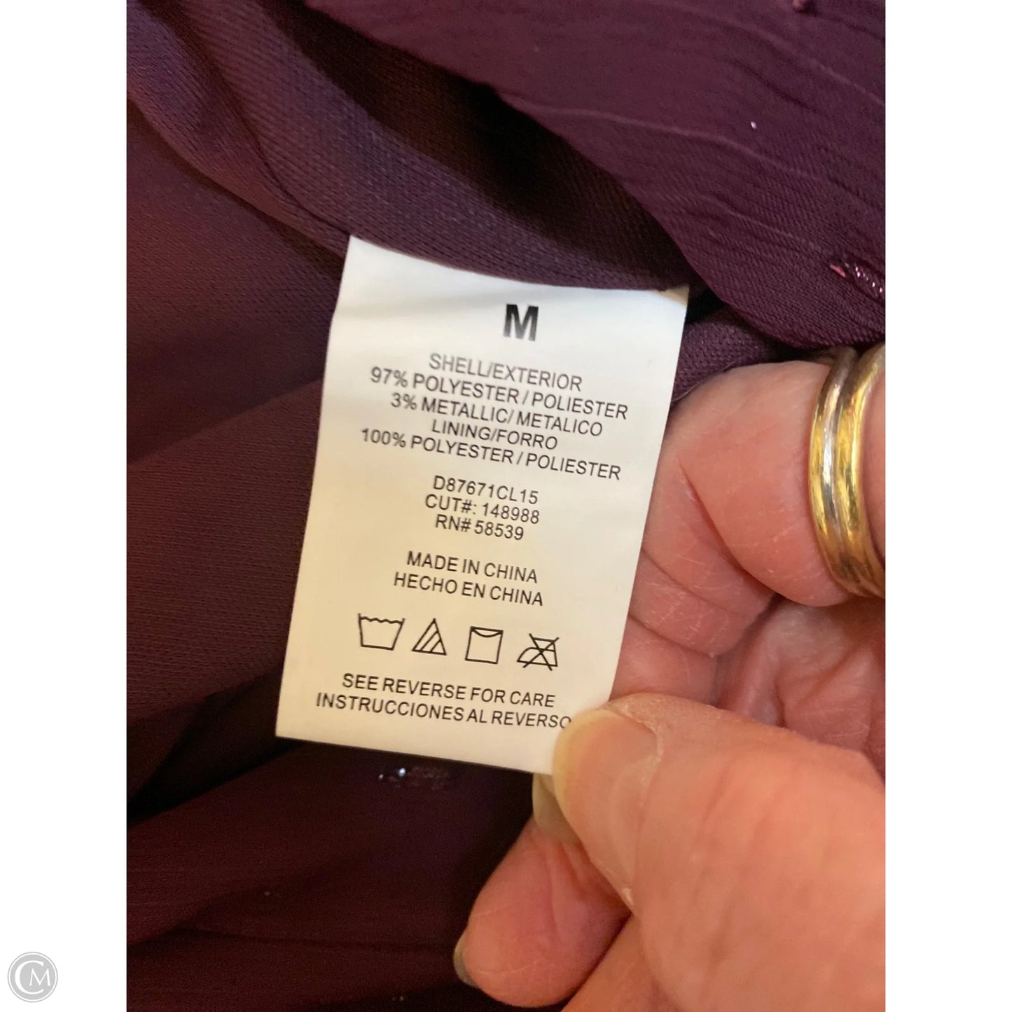 Dress Casual Midi By Speechless In Purple, Size: M