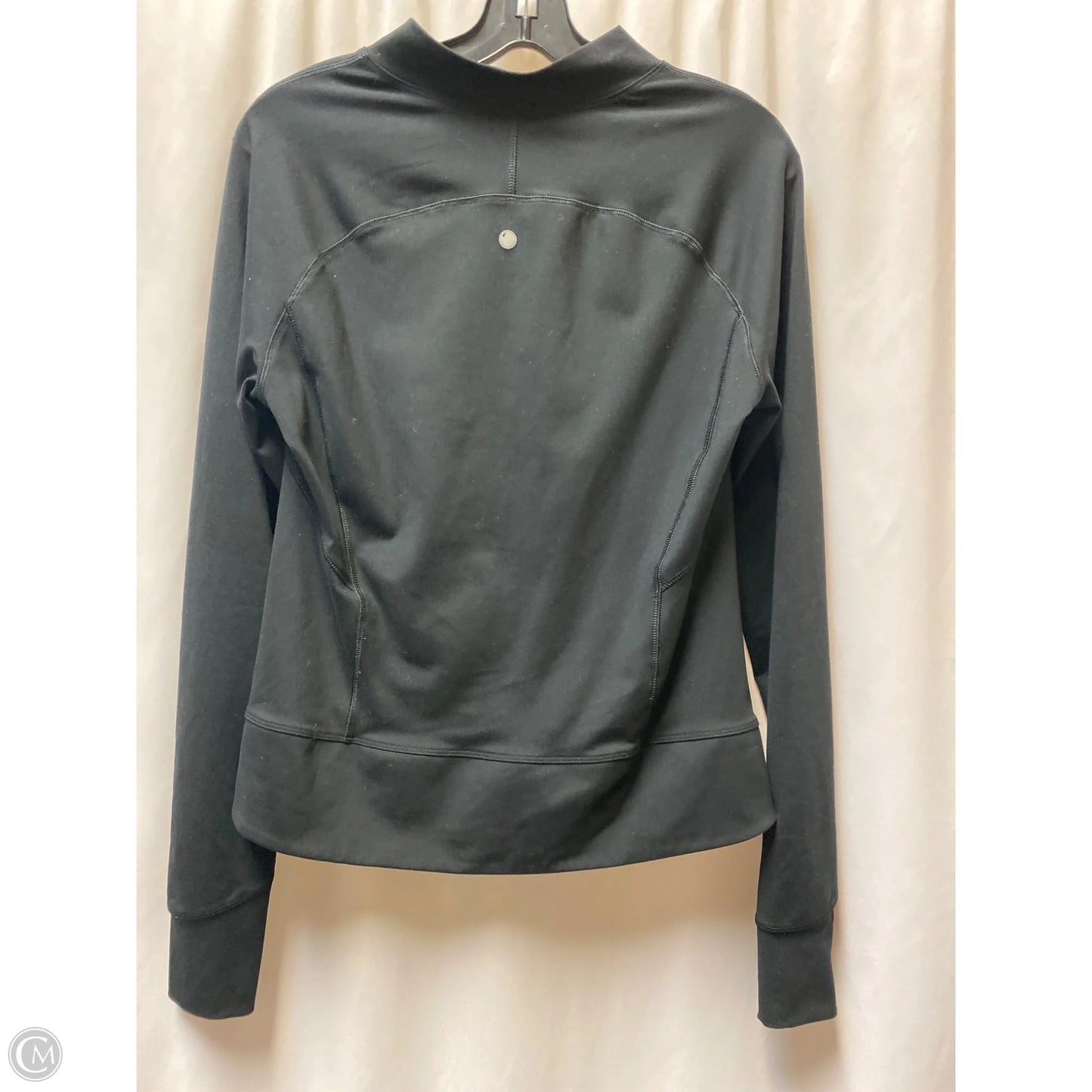 Athletic Jacket By Yogalicious In Black, Size: L