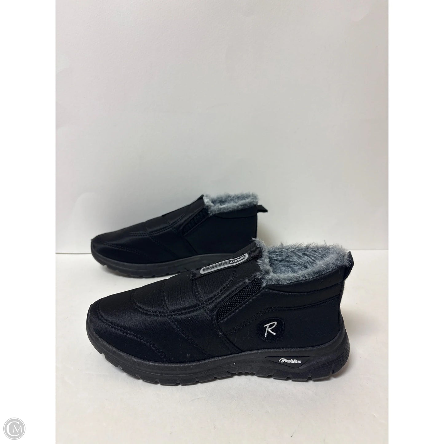 Boots Snow By Clothes Mentor In Black, Size: 8