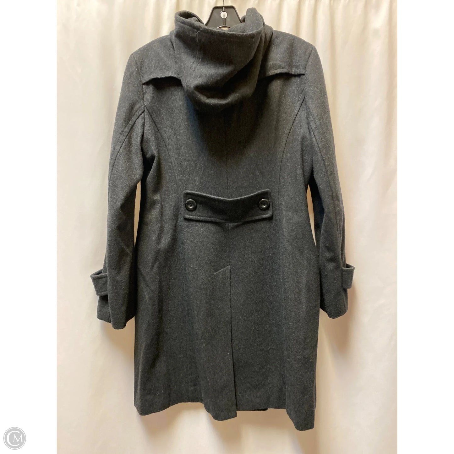 Coat Parka By Jennifer Lopez In Black, Size: L