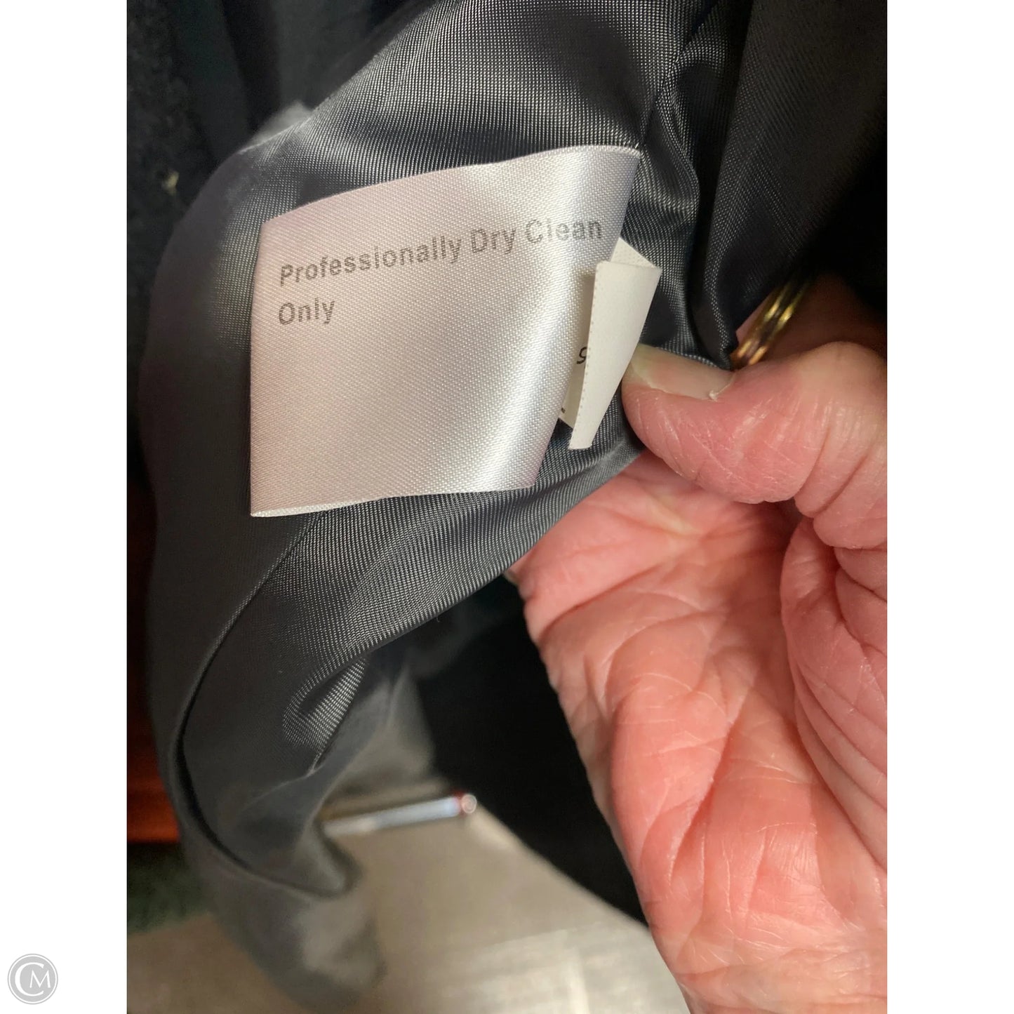 Coat Parka By Jennifer Lopez In Black, Size: L