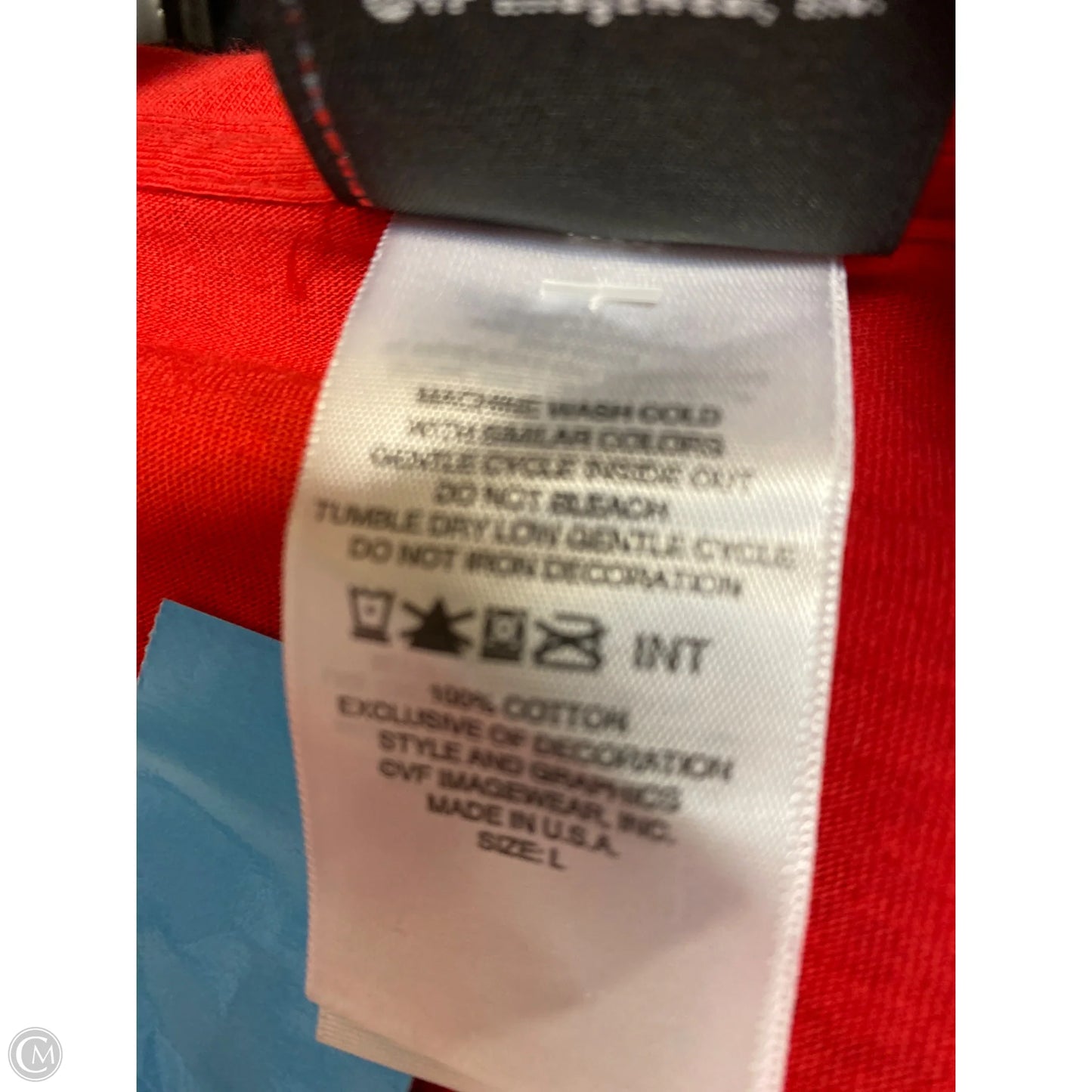 Top Long Sleeve By Harley Davidson In Red, Size: L