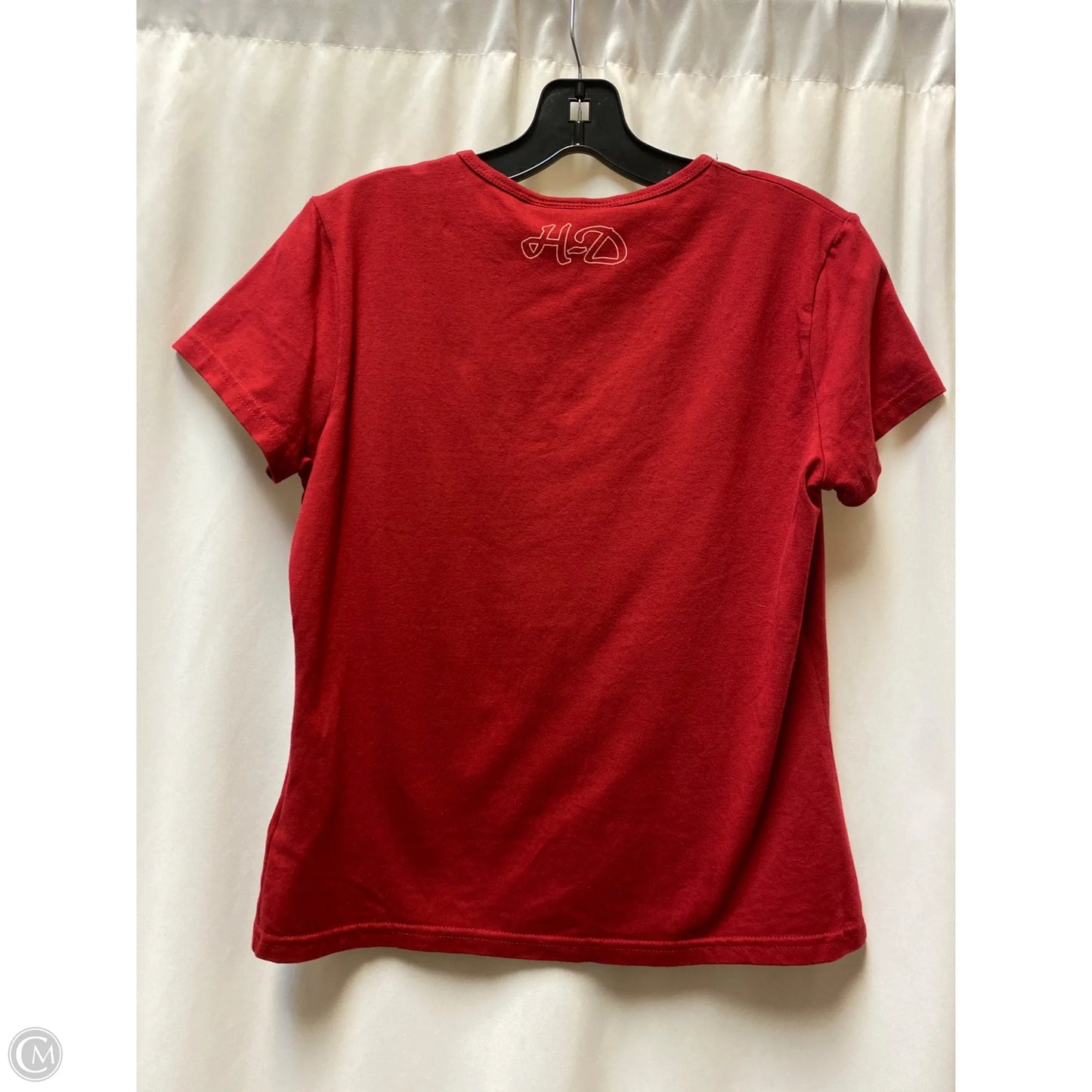 Top Short Sleeve By Harley Davidson In Red, Size: M
