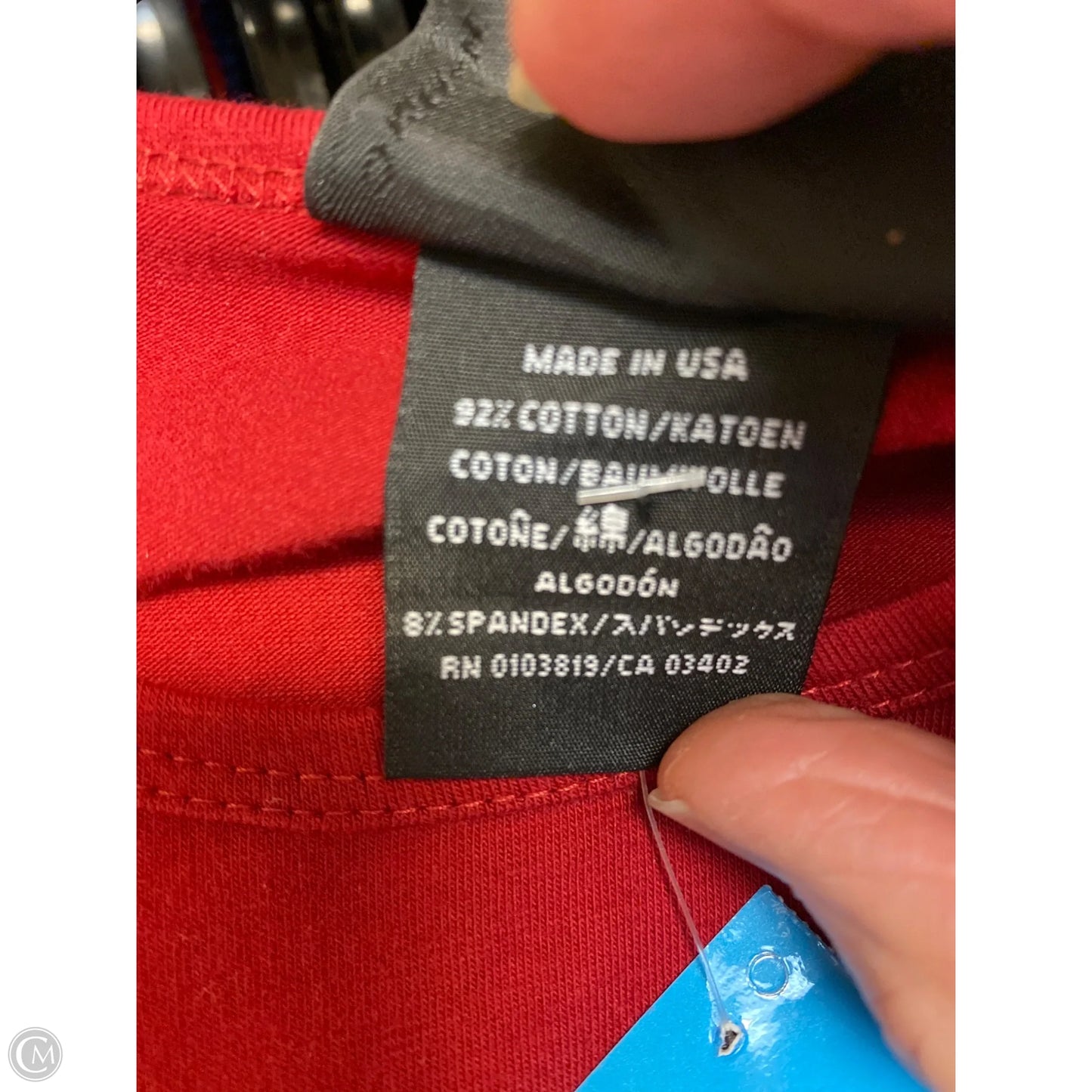 Top Short Sleeve By Harley Davidson In Red, Size: M